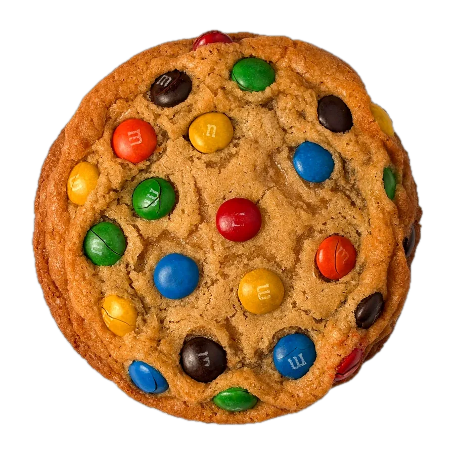 M&M cookie